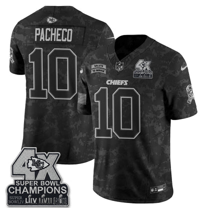 Kansas City Chiefs 2026 Salute to Service Vapor Jersey V2- Stitched