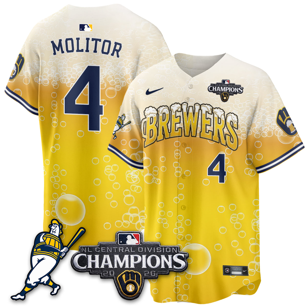 MIL 2026 NL Division Champs Vapor Jersey V2- Stitched