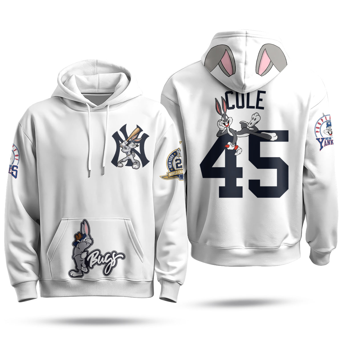 New York Yankees Bunny Vapor Limited Hoodie - Printed