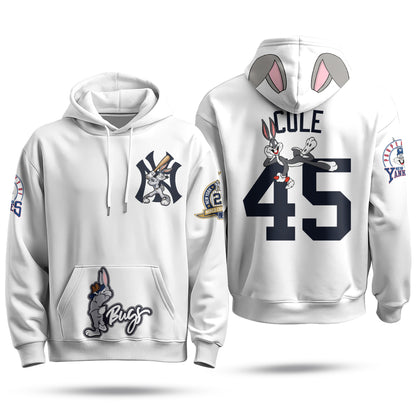 New York Yankees Bunny Vapor Limited Hoodie - Printed