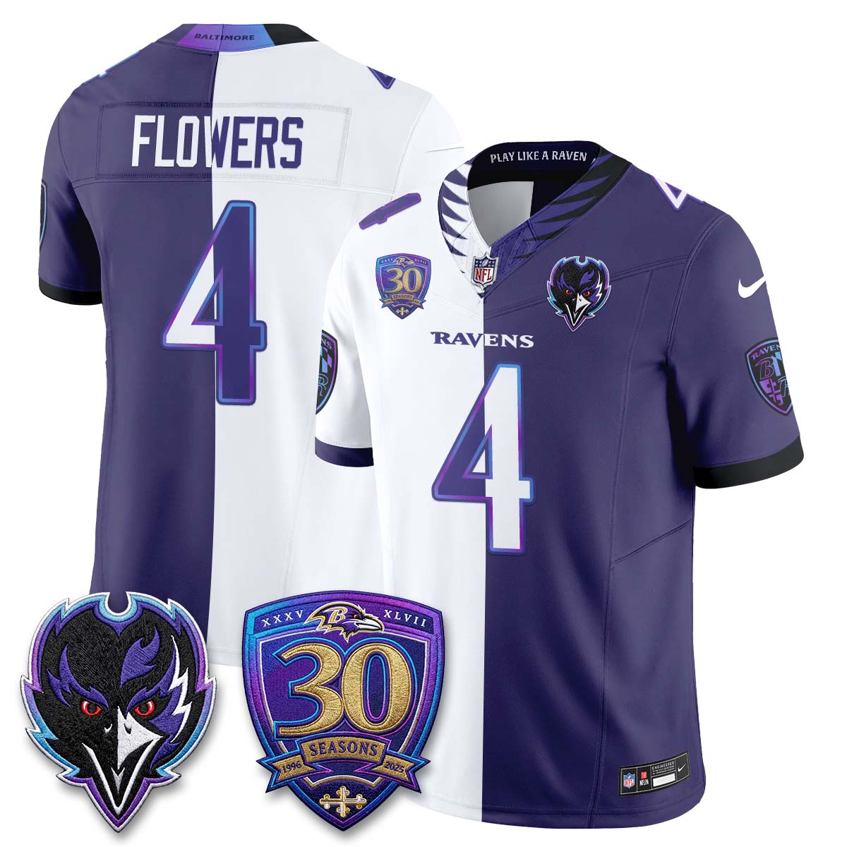 BAL The Next Flight Split Vapor Jersey - Stitched