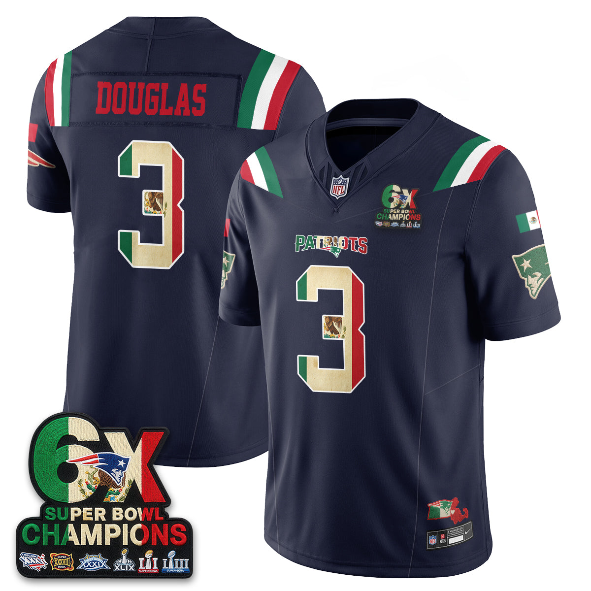 NE Mexico Edition Vapor Jersey - Stitched