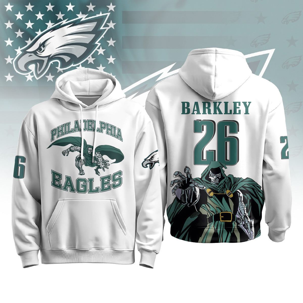 PHI x Green Cape Villain Edition Pullover Hoodie - Printed
