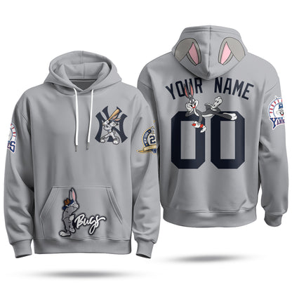 New York Yankees Bunny Vapor Limited Custom Hoodie - Printed