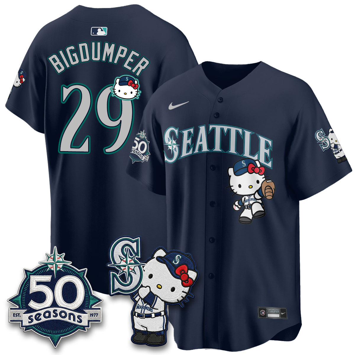 SEA x Meow KT Night Limited Teal Jersey - All Stitched