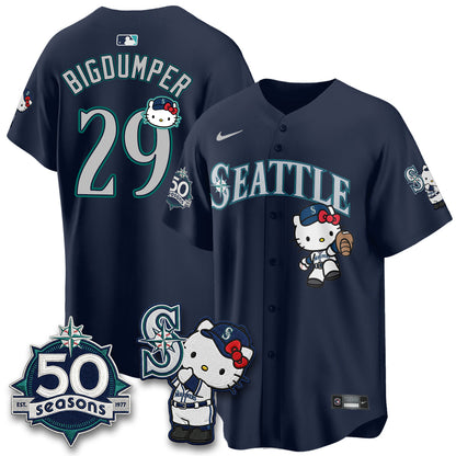 SEA x Meow KT Night Limited Teal Jersey - All Stitched