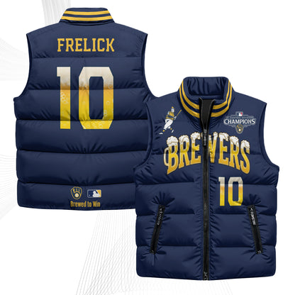 MIL 2026 NL Division Champs Puffer Vest - Printed