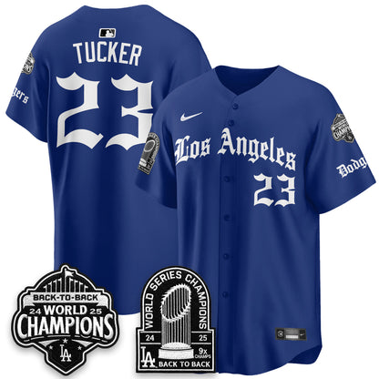 LAD WS Champions Back 2 Back Patch Vapor Premier Limited Gothic Gold Edition Jersey - All Stitched