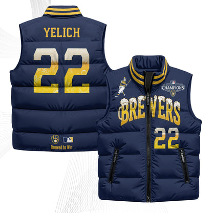 MIL 2026 NL Division Champs Puffer Vest - Printed