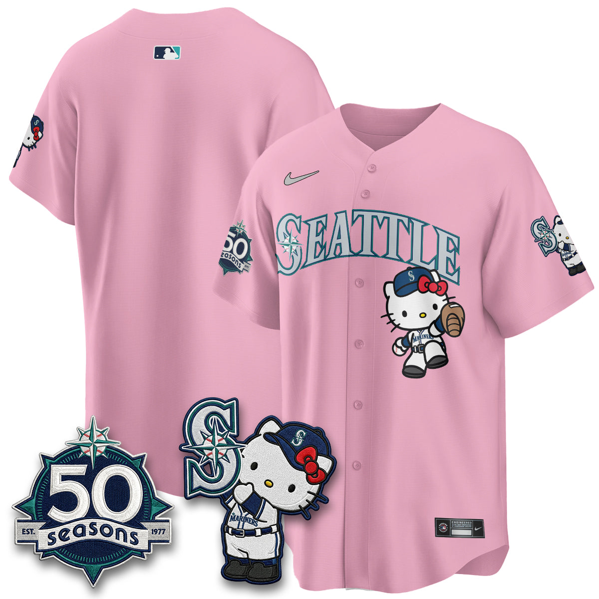 SEA x Meow KT Night Limited Teal Jersey - All Stitched
