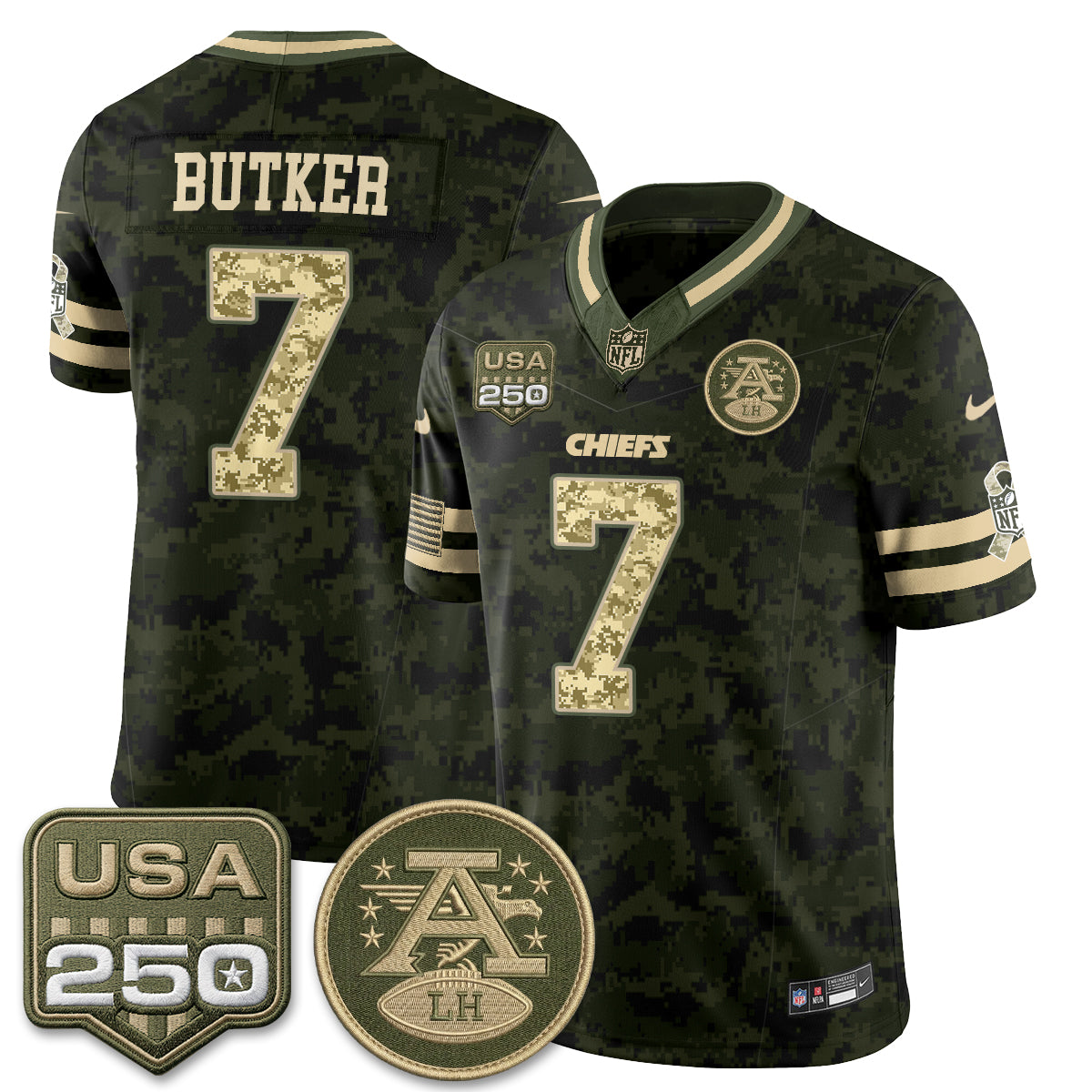 KC 2026 Salute to Service Vapor Jersey - Stitched