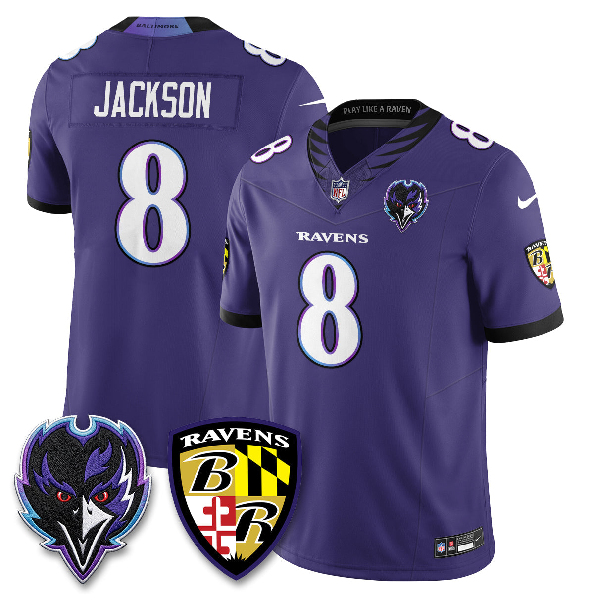 BAL The Next Flight Vapor Purple Jersey - All Stitched