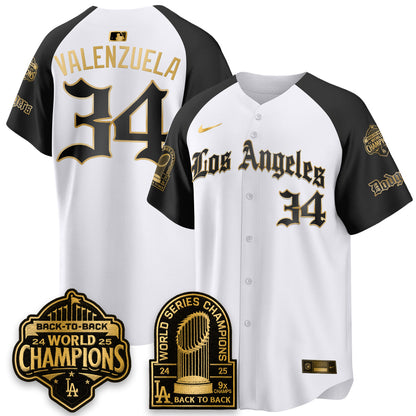 LAD WS Champions Back 2 Back Patch Vapor Premier Limited Gothic Gold Edition Jersey - All Stitched