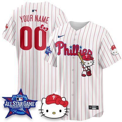 Philadelphia Phillies x Meow Kitty Vapor Limited Custom Jersey V2- Stitched