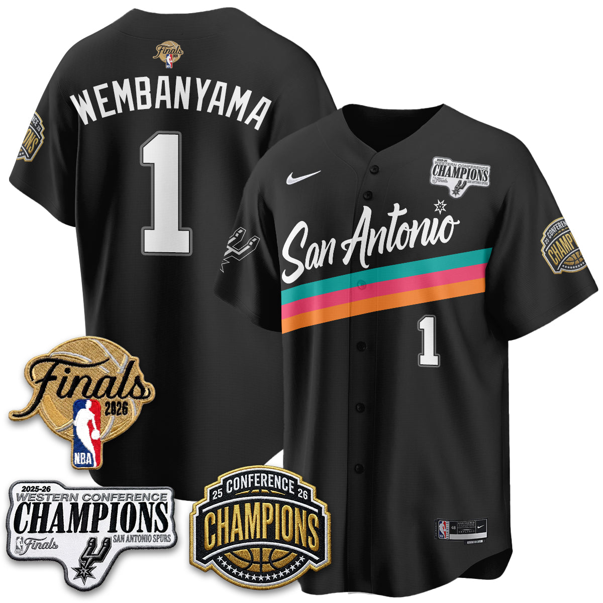 SAS 2026 Basketball Finals Vapor Jersey - Stitched (2)