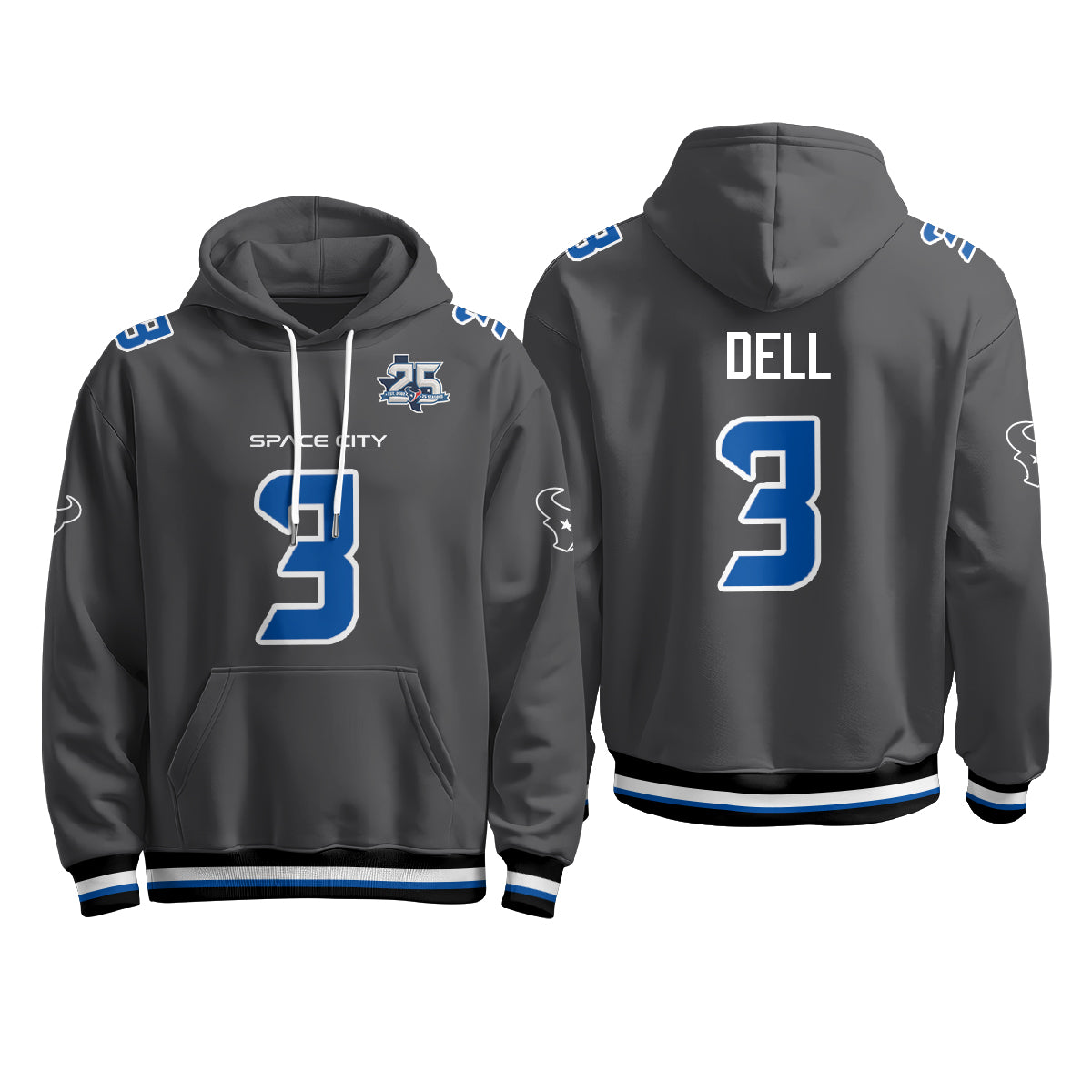 HOU Star Edition Pullover Hoodie - Printed