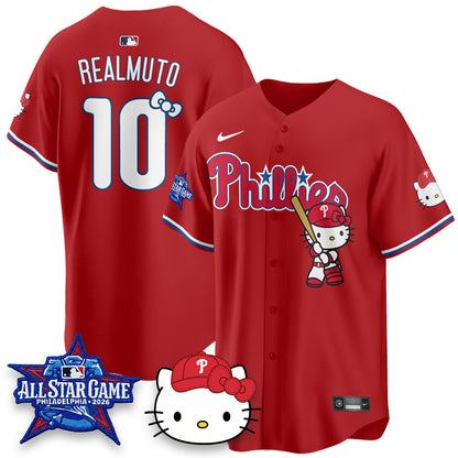 Philadelphia Phillies x Meow Kitty Vapor Limited Jersey V2- Stitched