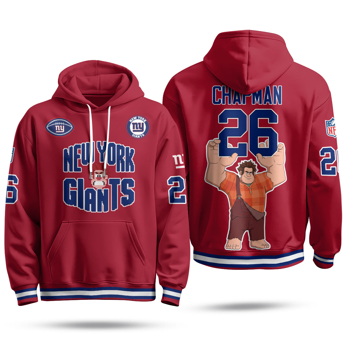 NYG x Arcade Wrecker Edition Pullover Hoodie - Printed
