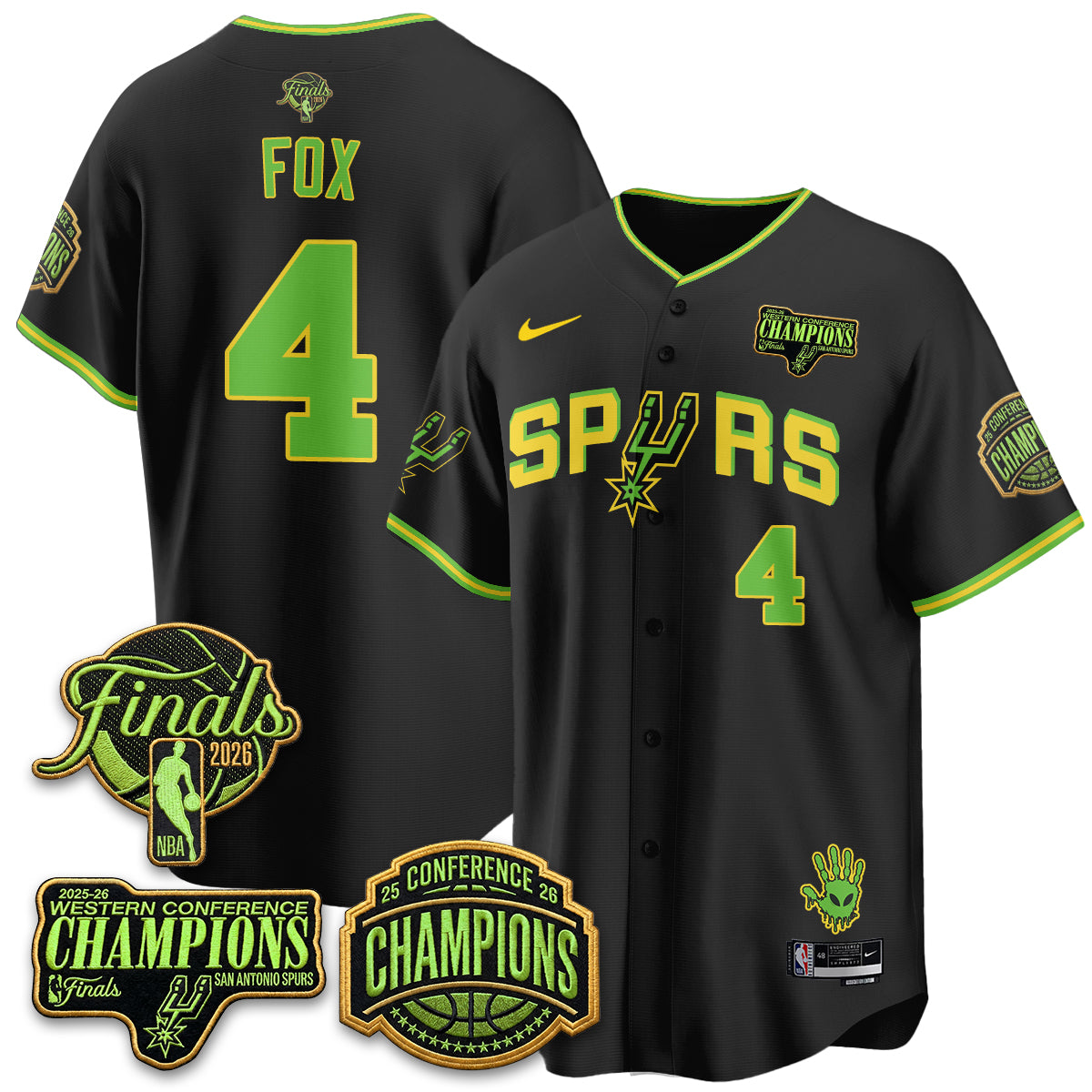 SAS 2026 Basketball Alien Style Vapor Jersey - Stitched