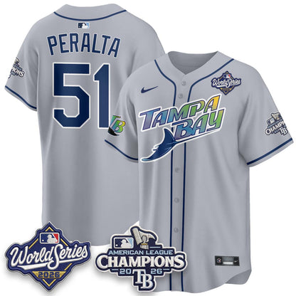 TB WS26 & AL Champions Throwback Jersey - Stitched
