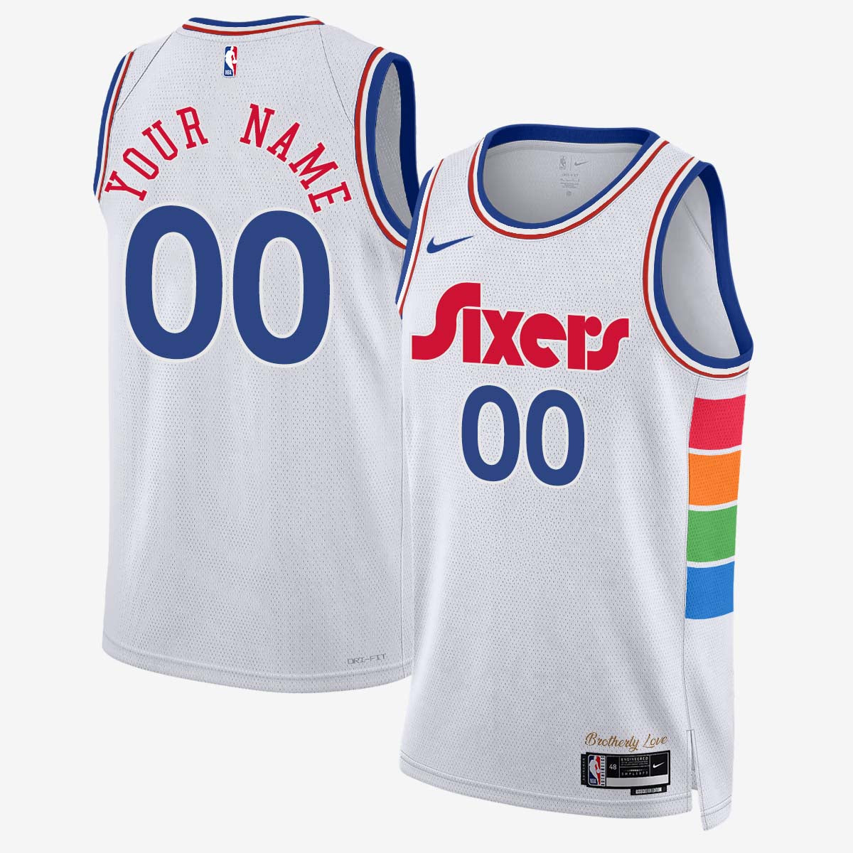 PHI Superteam Custom Vapor Jersey - Stitched
