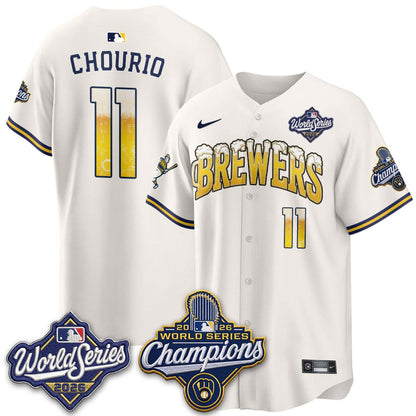 MIL "Pitcher & Pint" 2026 WS Champions Vapor Jersey - Stitched (#32 Tiktok)