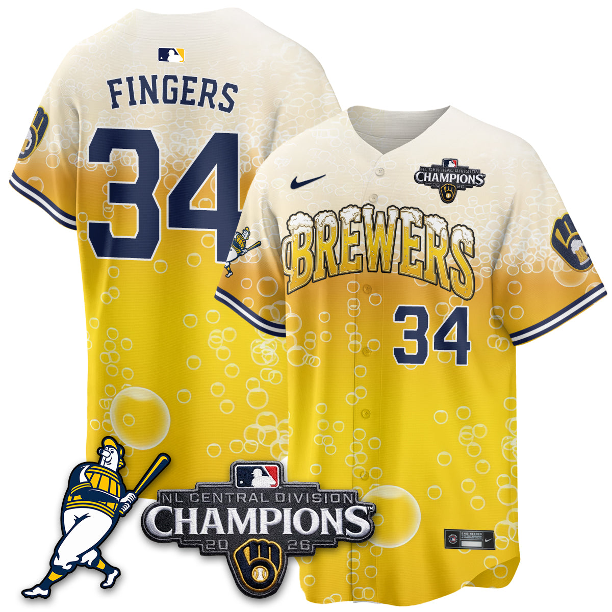 MIL 2026 NL Division Champs Vapor Jersey V2- Stitched