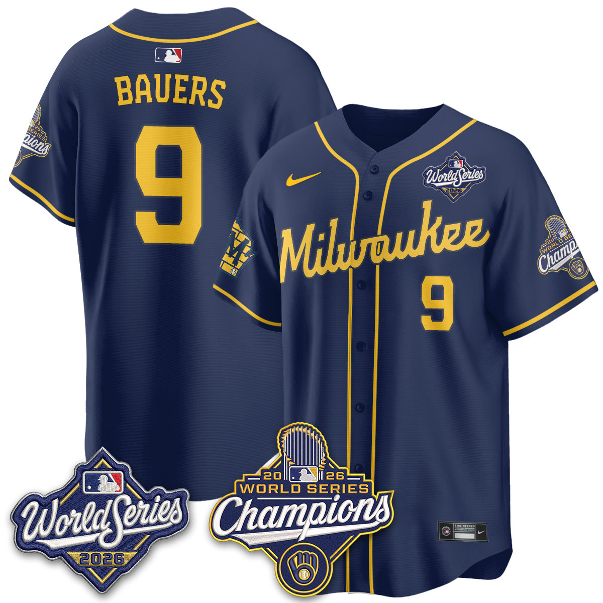MIL 2026 WS Champions Vapor Home Jersey - Stitched (#11)