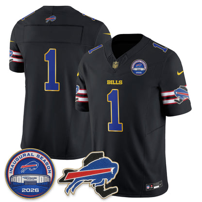 BUF 2026 Royal Gold Trim Edition Vapor Jersey - Stitched