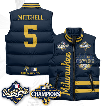 MIL 2026 NL Champions Puffer Vest - Printed