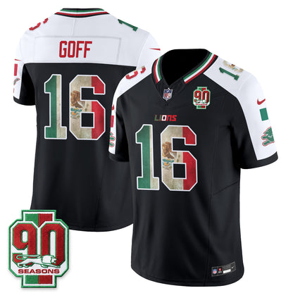 DET Mexico Edition Vapor Jersey - Stitched