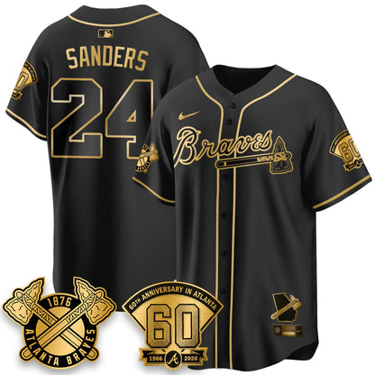 ATL 60th Anniversary Gold Edition Vapor Limited Jersey - All Stitched