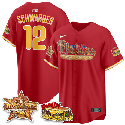 Philadelphia Phillies Cheesesteak Edition Vapor Limited Jersey - Stitched