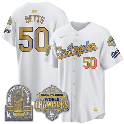 LAD Gold Collection Limited Gold Jersey - 9x & B2B Champs - All Stitched