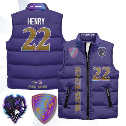 BAL "The Flock" Puffer Vest - Printed (V2)