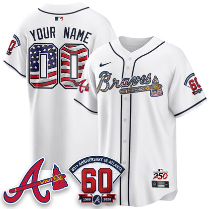 ATL 2026 Independence Day USA Vapor Limited Custom Jersey - Stitched