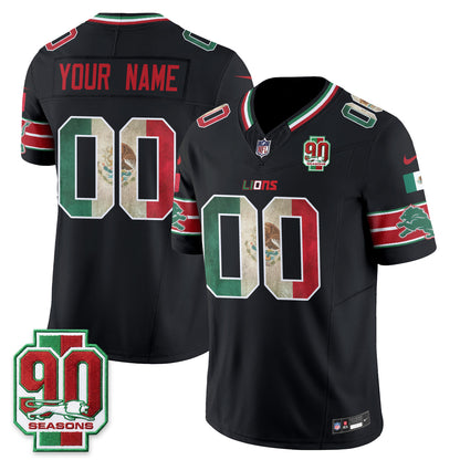 DET Mexico Edition Vapor Custom Jersey - Stitched