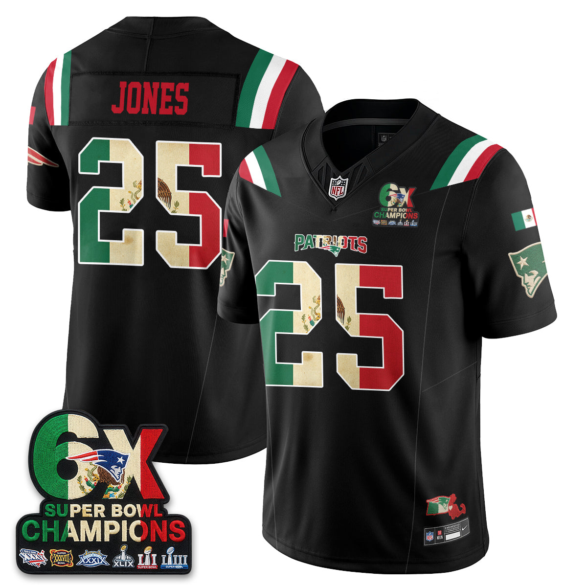 NE Mexico Edition Vapor Jersey - Stitched