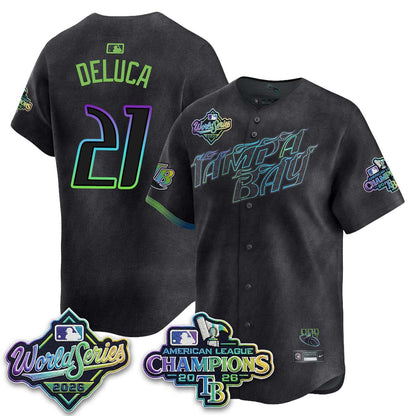 TB WS26 & AL Champions Throwback Jersey - Stitched