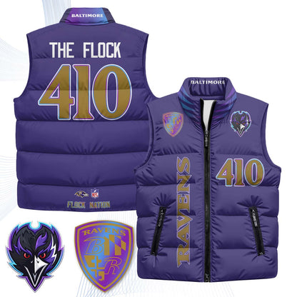 BAL "The Flock" Puffer Vest - Printed (V2)