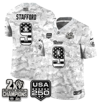 LAR 2026 Salute To Service Vapor Jersey - All Stitched