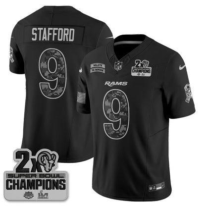 LAR 2026 Salute To Service Vapor Jersey V2- Stitched
