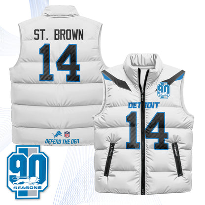 DET 2026 Rivalries Puffer Vest - Printed