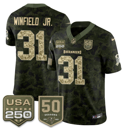 TB 2026 Salute to Service Edition Vapor Jersey - Stitched (Tiktok)