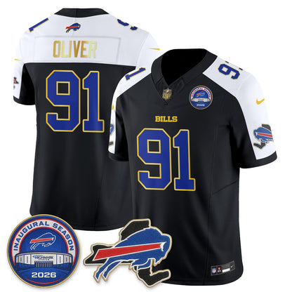 BUF 2026 Royal Gold Trim Edition Vapor Jersey - Stitched