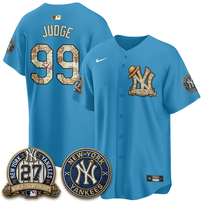 NYY x OP Japanese Cartoon Limited Jersey -  Stitched