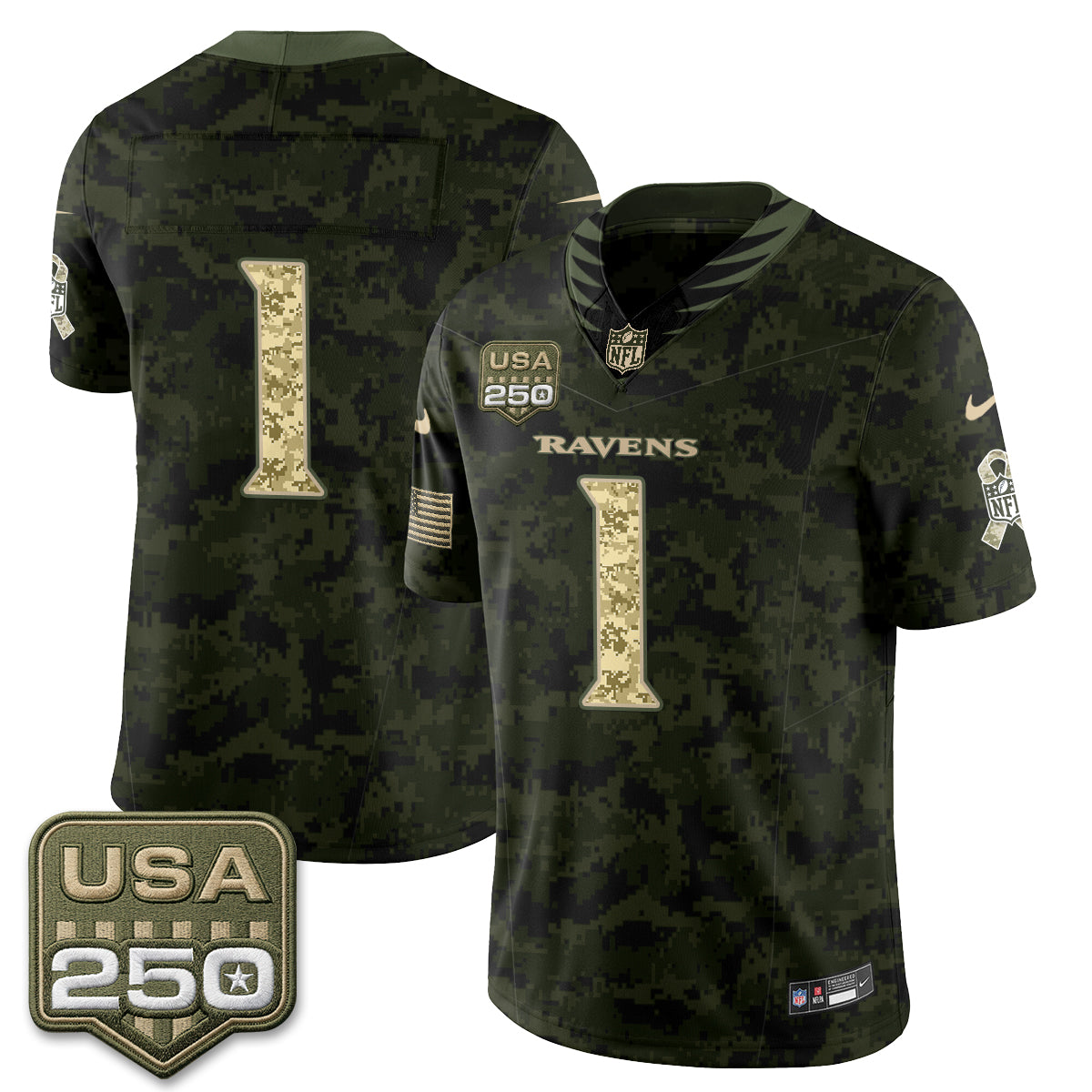 BAL 2026 Salute to Service Vapor Jersey - Stitched
