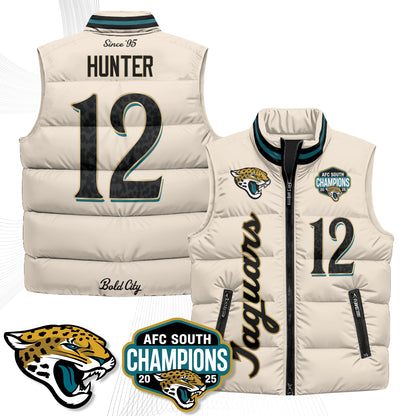 Jacksonville Jaguars 2026 Rivalries Puffer Vest - Printed
