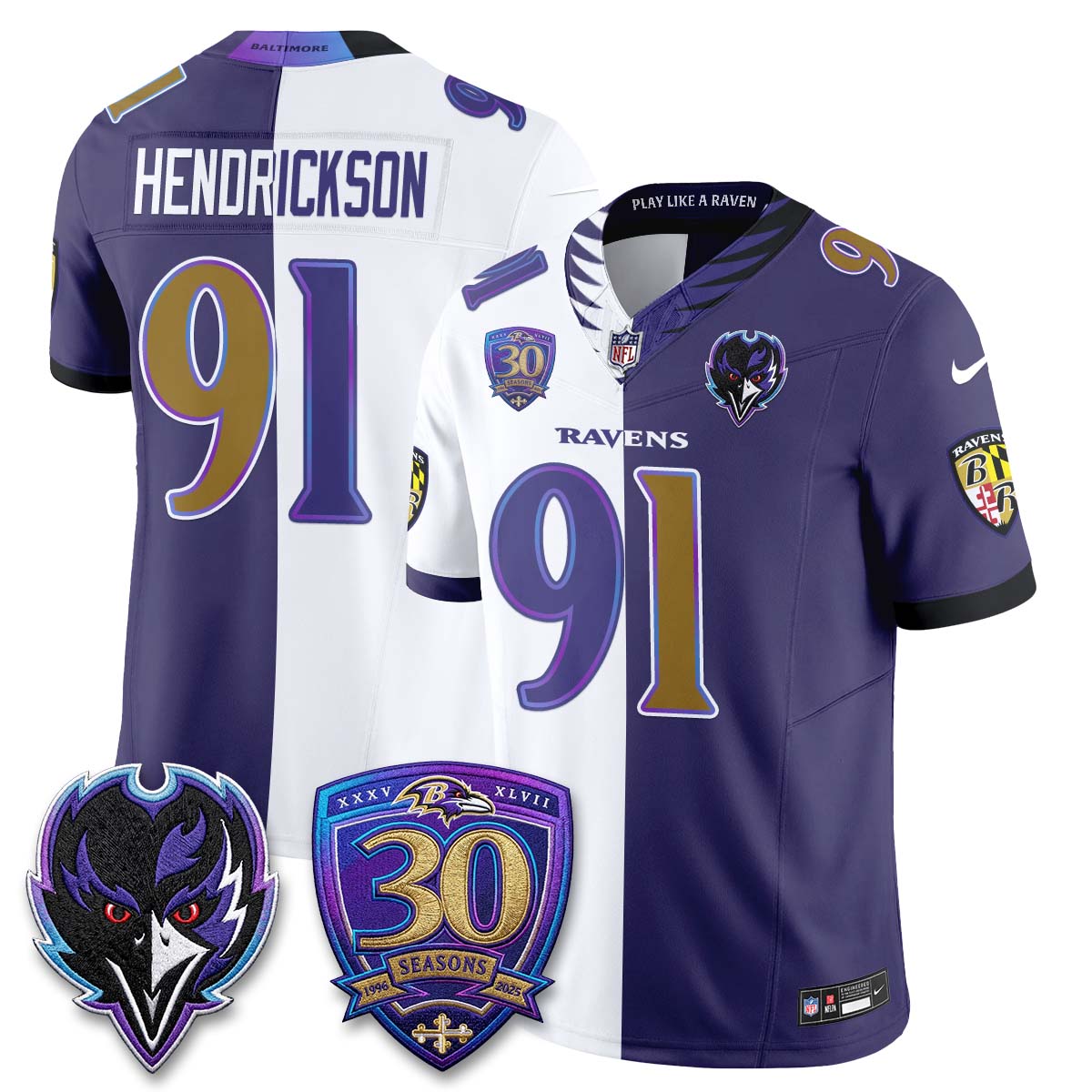 BAL The Next Flight Split Vapor Jersey - Stitched