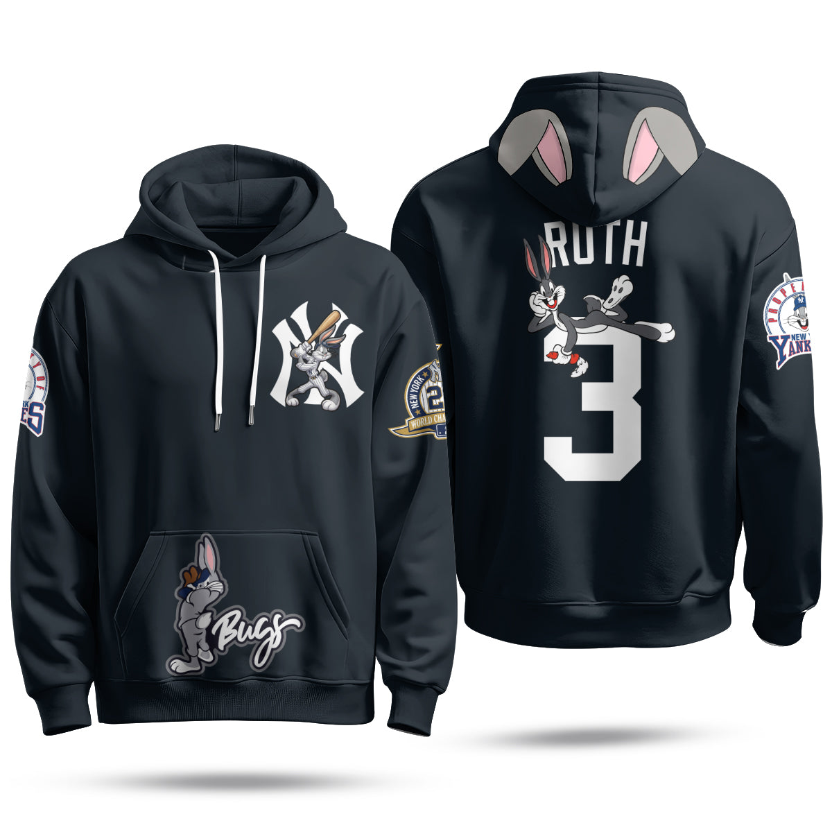 New York Yankees Bunny Vapor Limited Hoodie - Printed